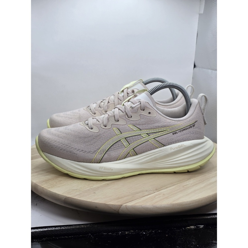 Womens Size 9 WIDE - ASICS Gel-Cumulus 27 1012B773 Beige Running Shoes Sneakers